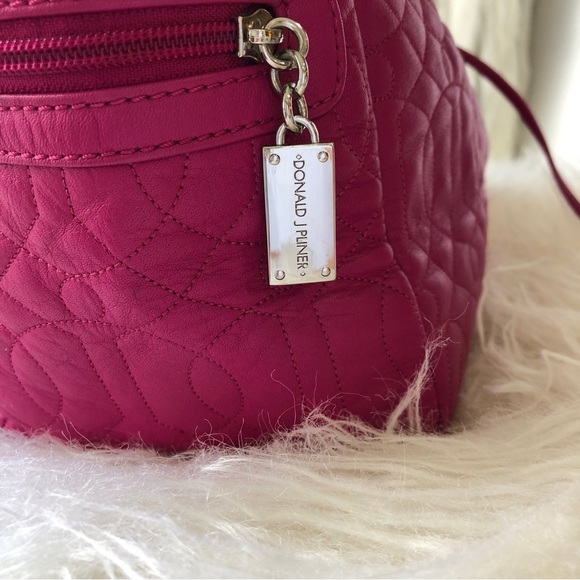 Donald Pliner Quilted Leather Handbag - Picture 10 of 15